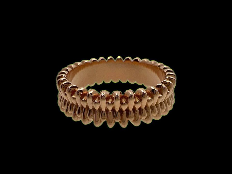 Anello Oro Rosa Riflessi